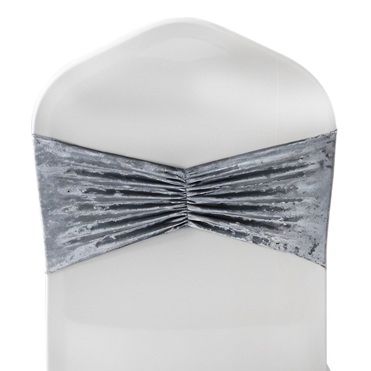 Velvet Chair Band - Silver