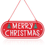 Merry Christmas Wooden Hanging Sign – Pine