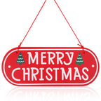 Merry Christmas Wooden Hanging Sign – Pine