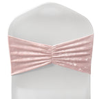 Velvet Chair Band - Rose Pink
