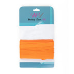 Double Sided Grosgrain Ribbon - Tangerine Orange