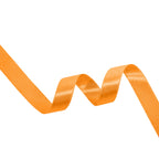1m Double Sided Satin Ribbon-Tangerine Orange