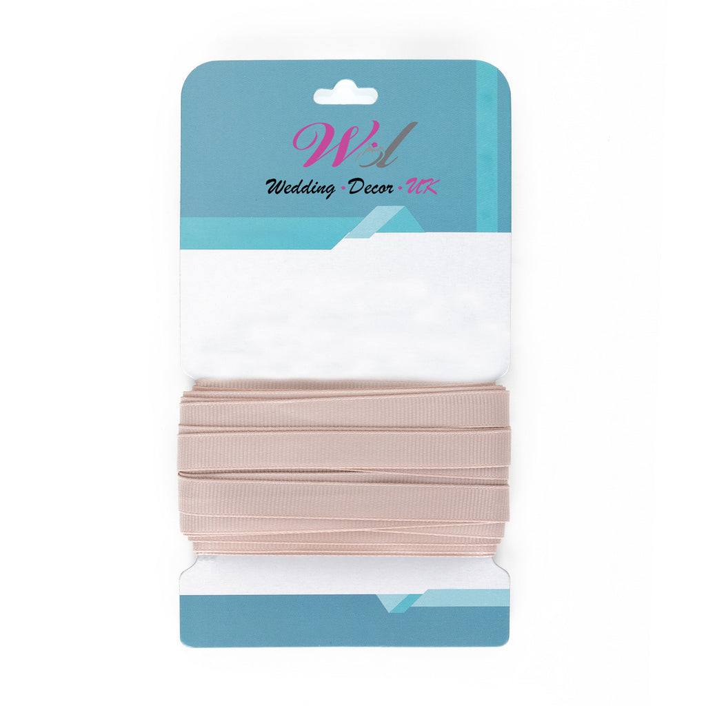 Double Sided Grosgrain Ribbon - Taupe