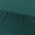 Short Velvet-Touch Spandex Chair Cover - Turquoise