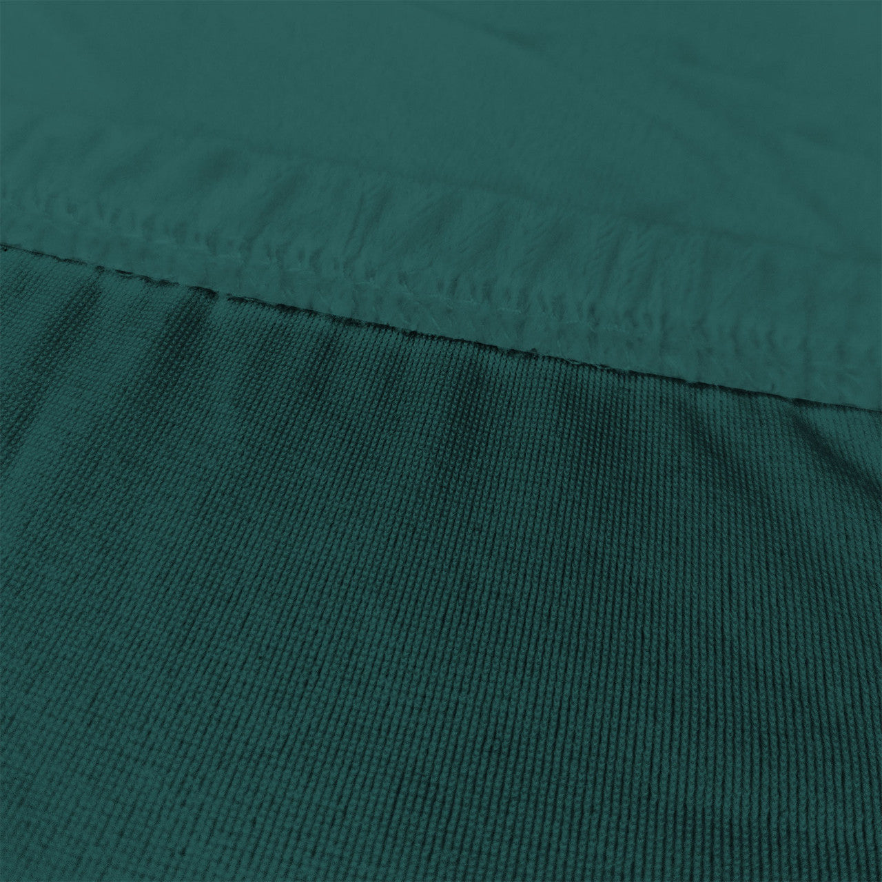 Short Velvet-Touch Spandex Chair Cover - Turquoise