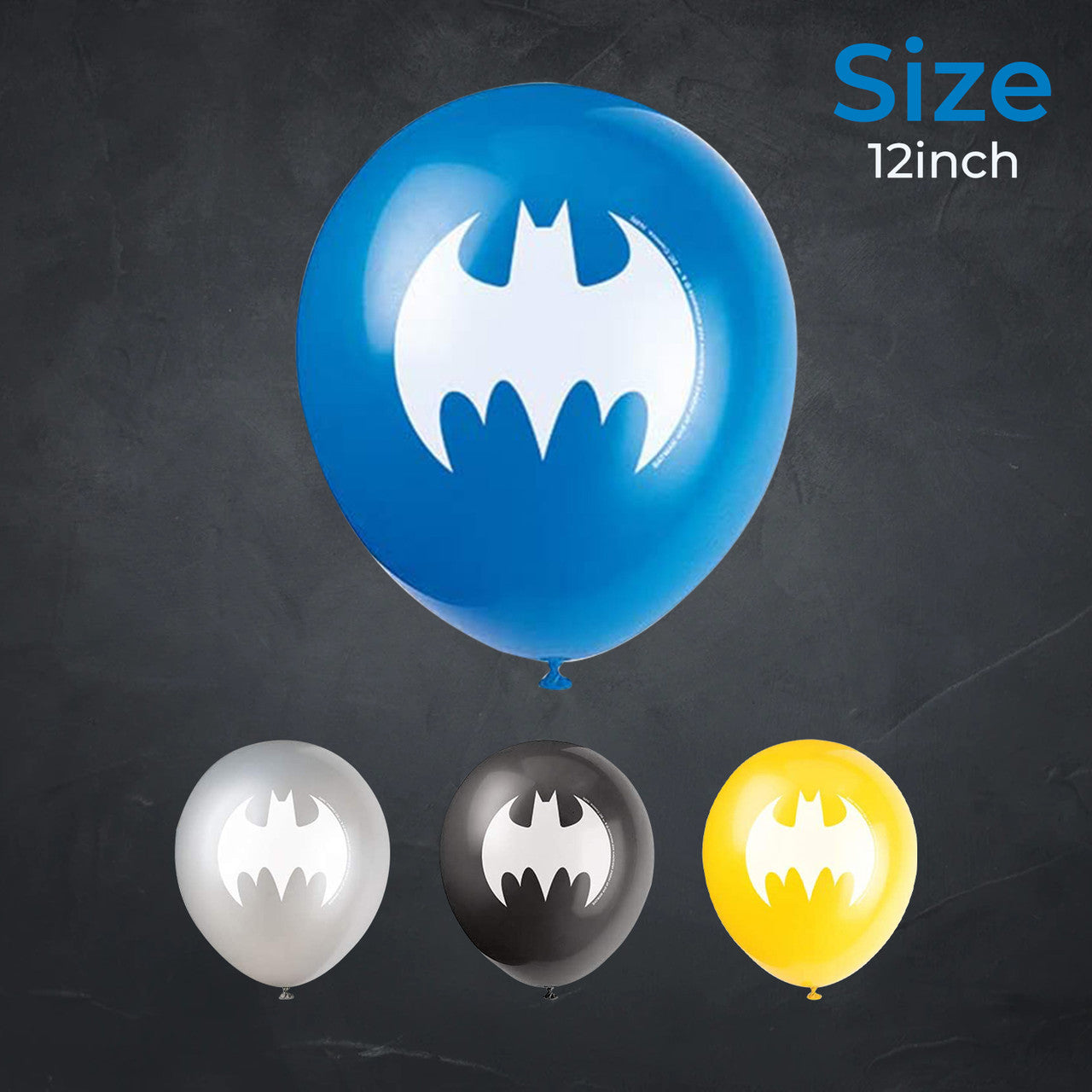 Batman 12" Party Balloons (Pack of 8)