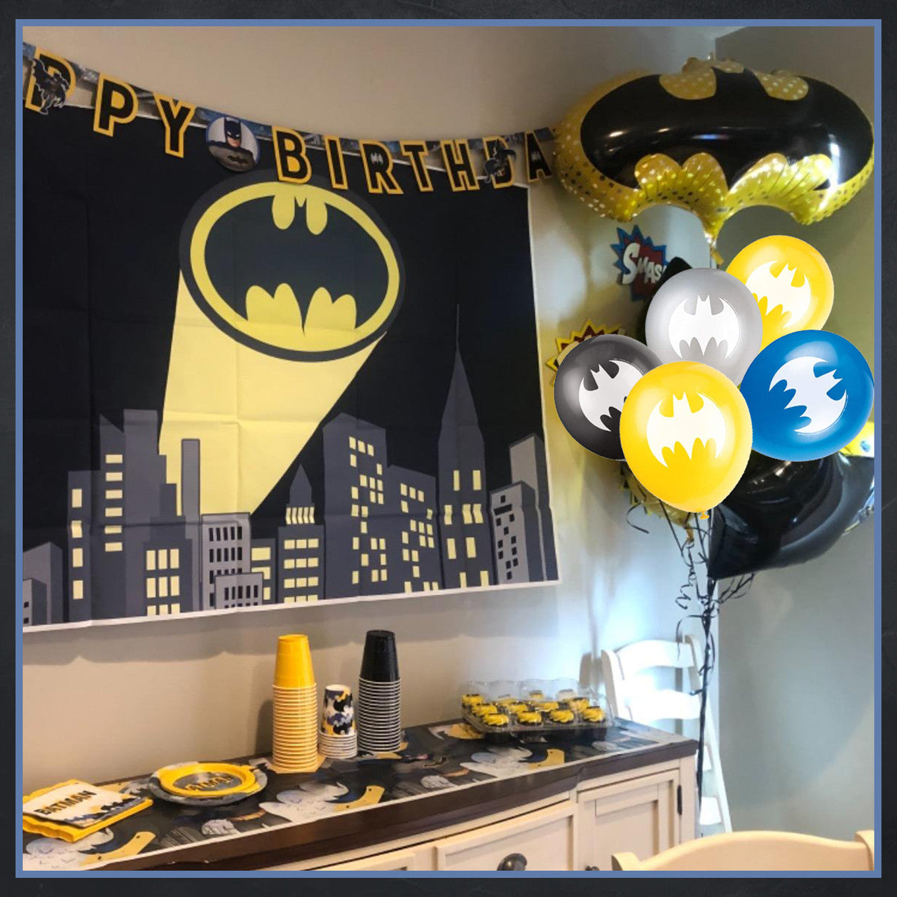 Batman 12" Party Balloons (Pack of 8)