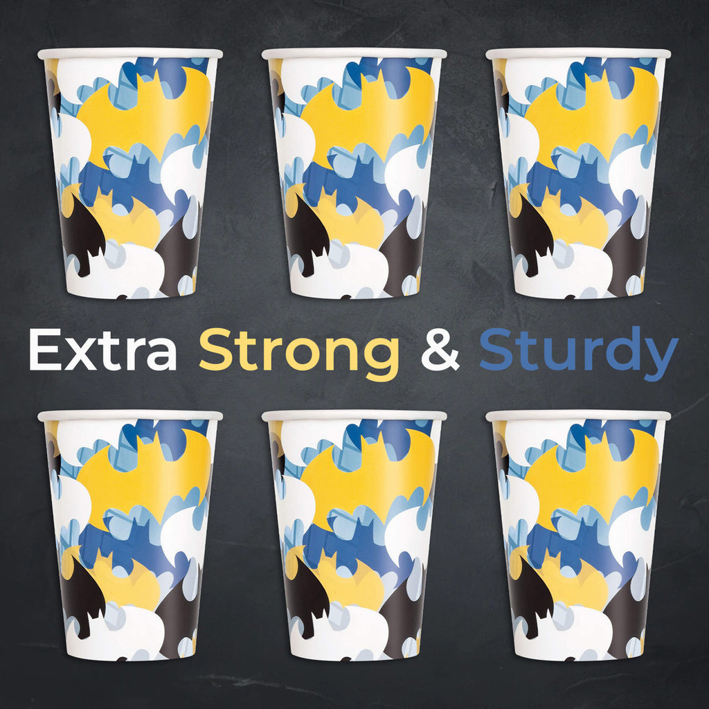 Batman Party Tableware 9oz Cups (Pack of 8)