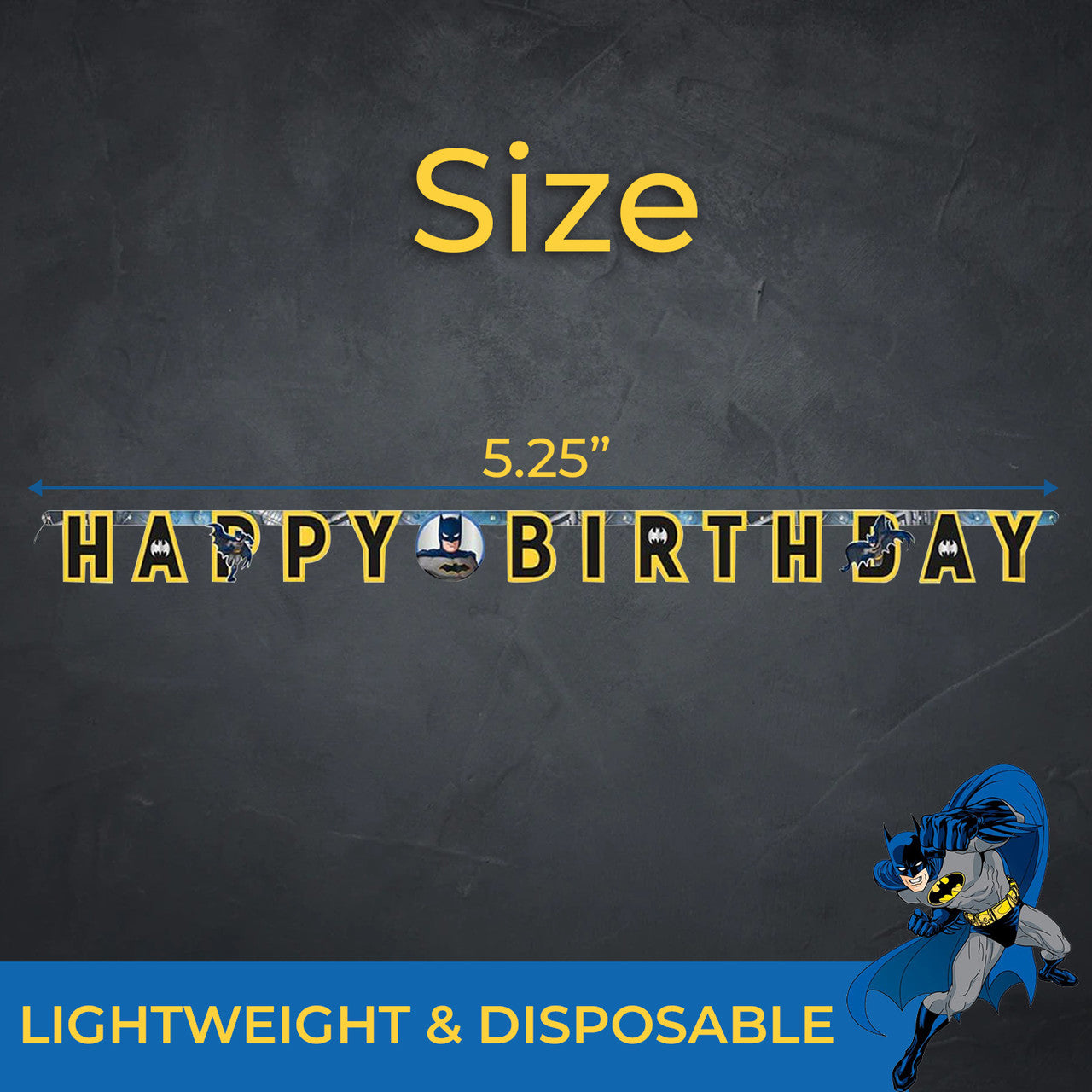 Batman Large Jointed Party Banner