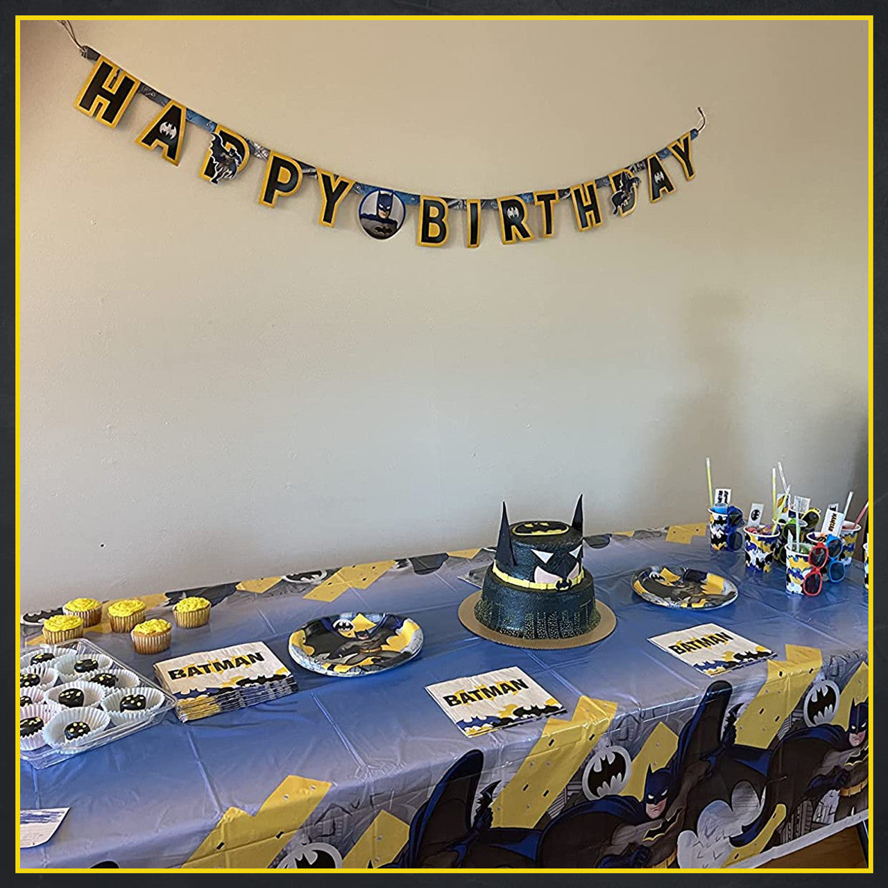 Batman Large Jointed Party Banner