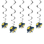 Batman Party Hanging Swirl Decorations (Pack of 3)