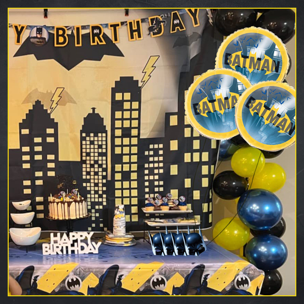 Batman Party Tableware Plastic Tablecover