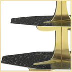 Black & Gold Cupcake Stand - 3-Tier