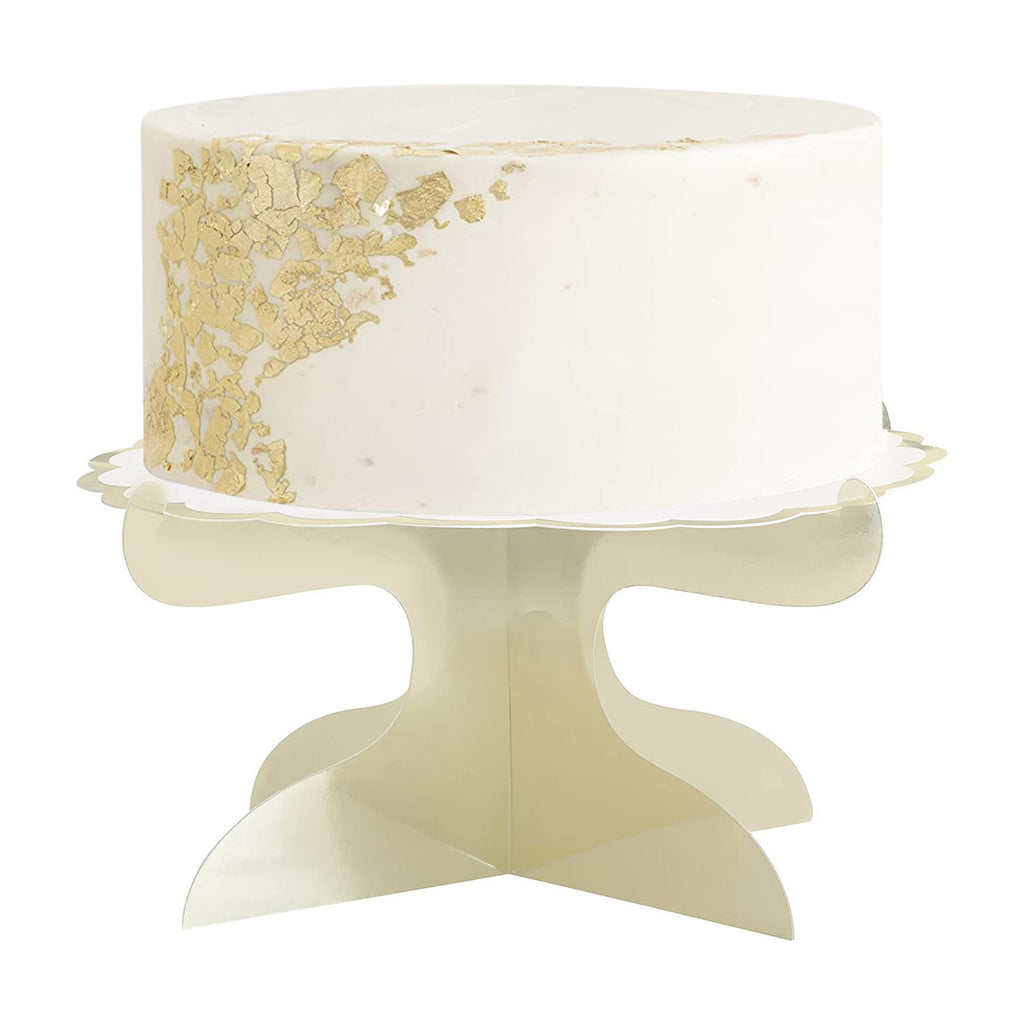 Gold Foil Stamped Cake Stand