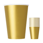 Gold 9oz Paper Cups (Pack of 14)