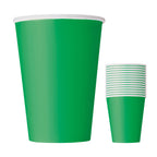 Emerald Green 9oz Paper Cups (Pack of 14)