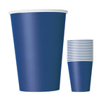 Navy Blue 9oz Paper Cups (Pack of 14)