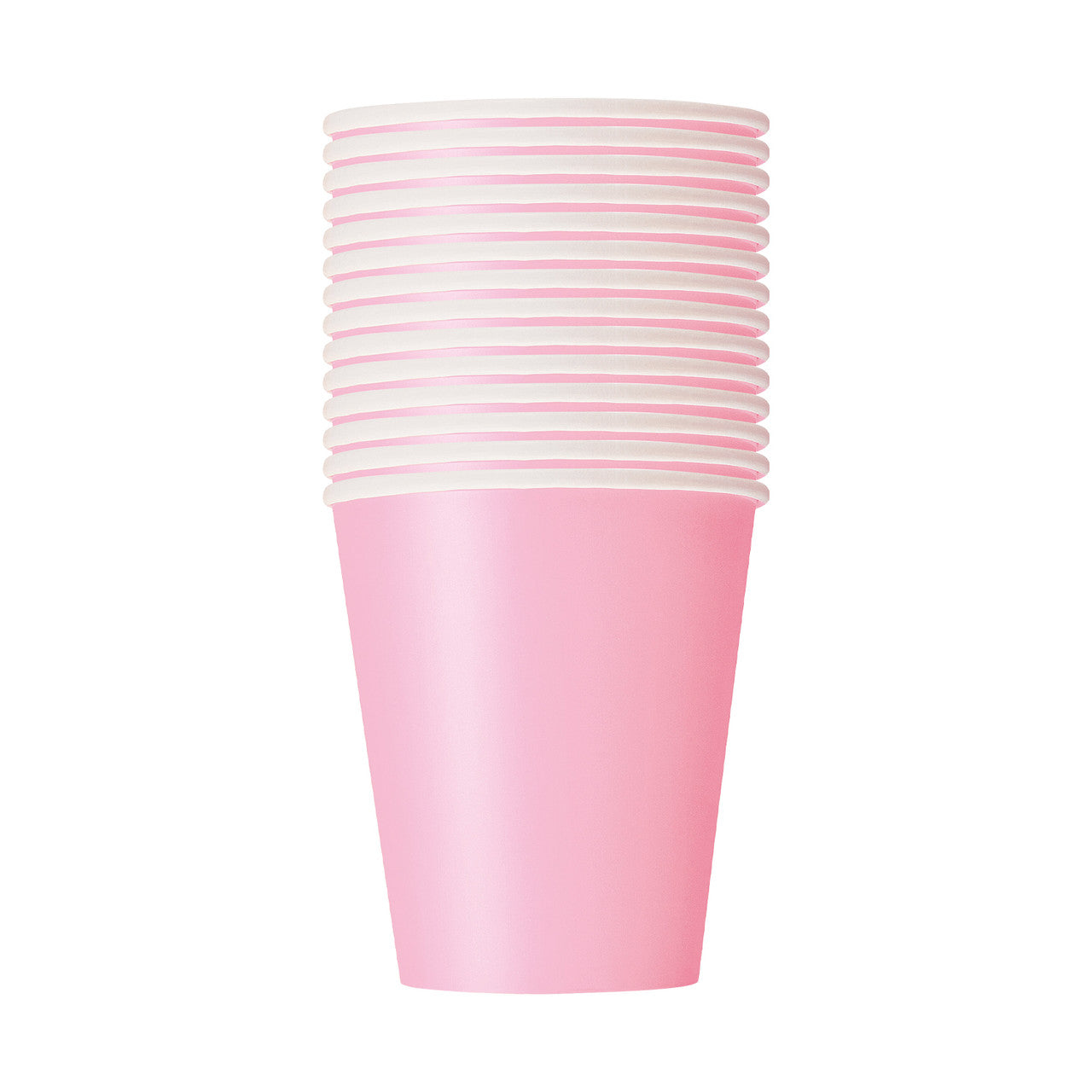 Lovely Pink 9oz Paper Cups (Pack of 14)
