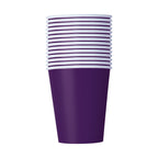 Deep Purple 9oz Paper Cups (Pack of 14)