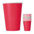 Ruby Red 9oz Paper Cups (Pack of 14)