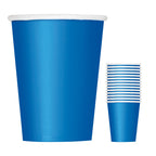 Royal Blue 9oz Paper Cups (Pack of 14)