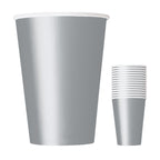 Silver 9oz Paper Cups (Pack of 14)