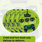 Gamer Themed Round Plates