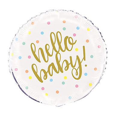 Hello Baby 18" Party Foil Balloon