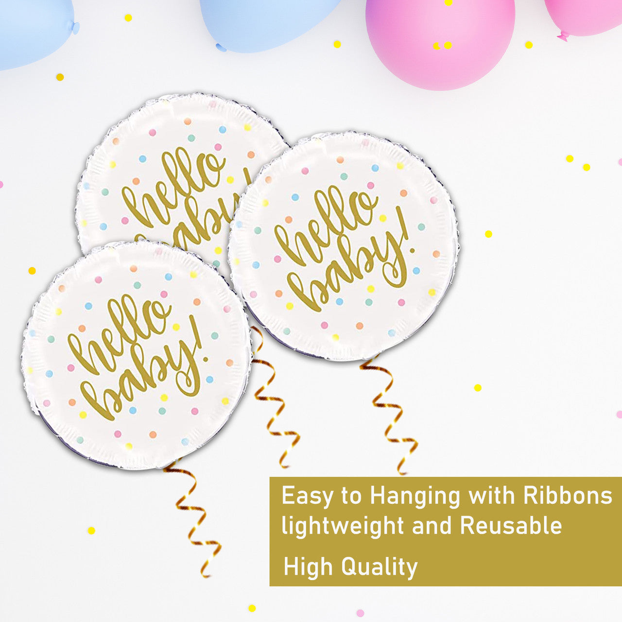 Hello Baby 18" Party Foil Balloon