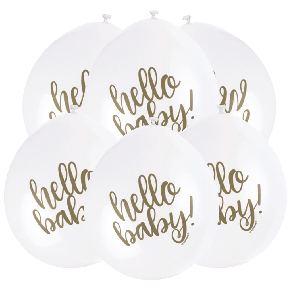Hello Baby 9" Party Balloons (Pack of 10)