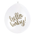Hello Baby 9" Party Balloons (Pack of 10)