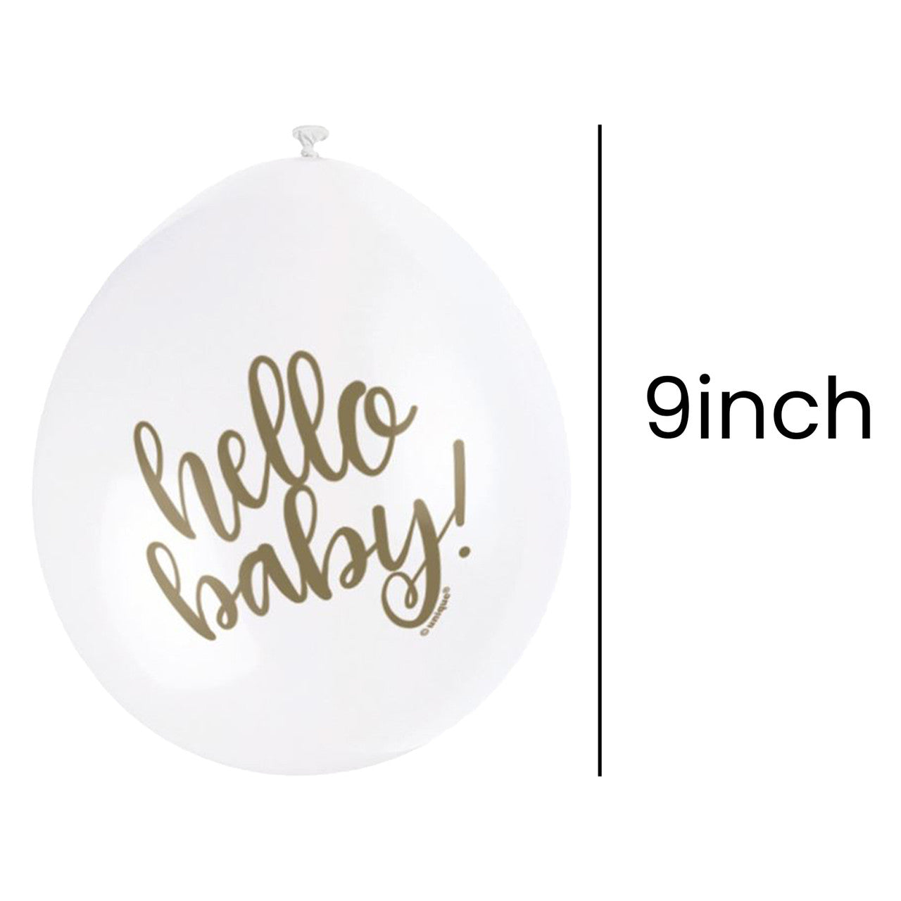 Hello Baby 9" Party Balloons (Pack of 10)