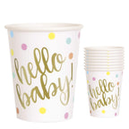 Hello Baby Party Tableware 9oz Cups (Pack of 8)