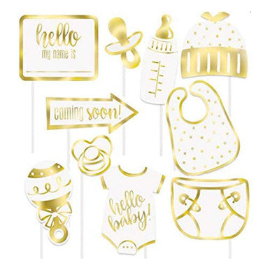 Hello Baby Photo Props (Pack of 10)
