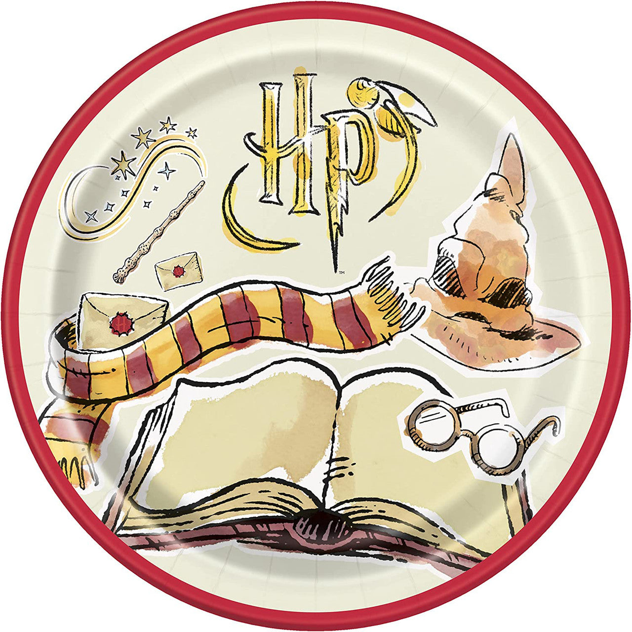 Harry Potter 9" Party Tableware Plates (Pack of 8)
