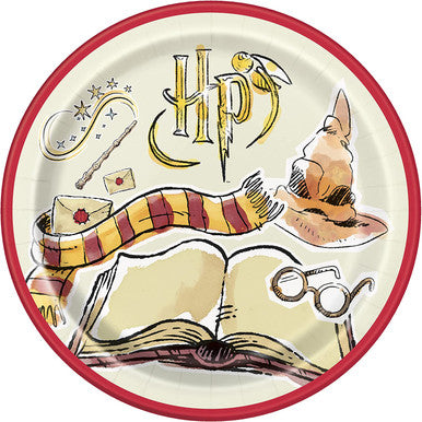 Harry Potter 9" Party Tableware Plates (Pack of 8)