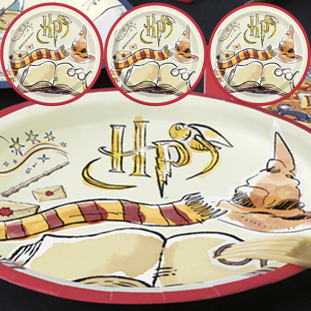 Harry Potter 9" Party Tableware Plates (Pack of 8)