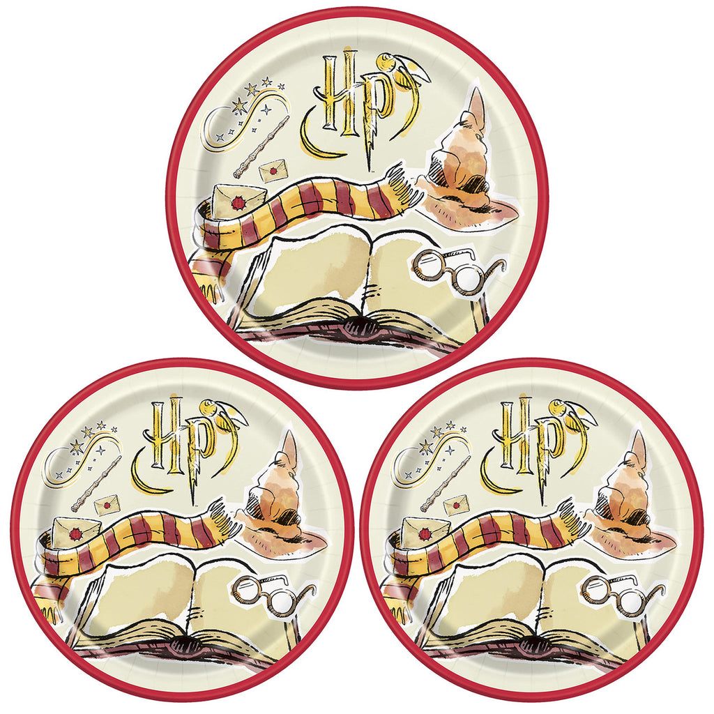 Harry Potter 9" Party Tableware Plates (Pack of 8)