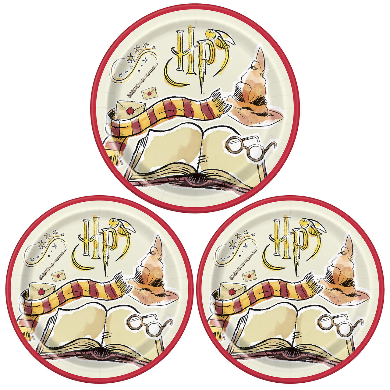Harry Potter 9" Party Tableware Plates (Pack of 8)