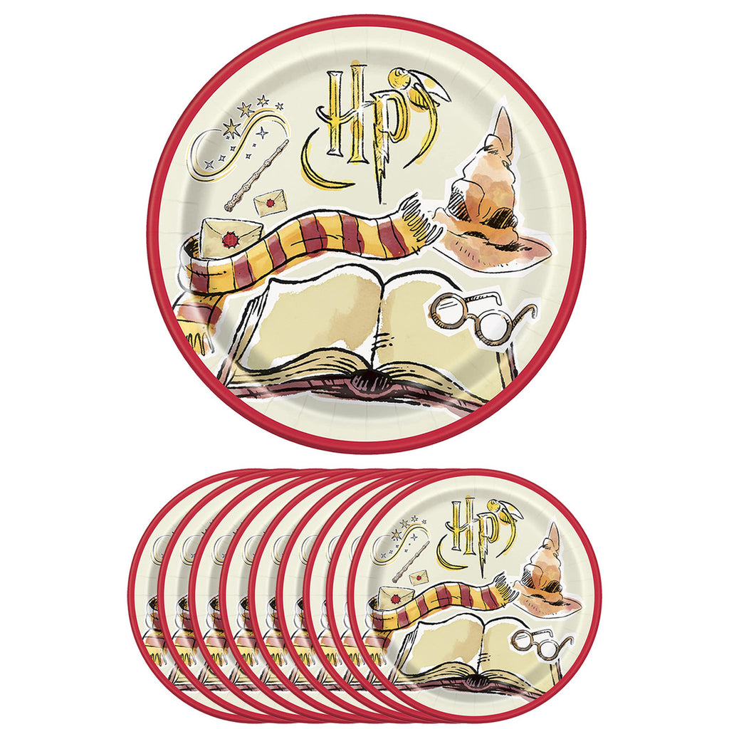 Harry Potter 9" Party Tableware Plates (Pack of 8)