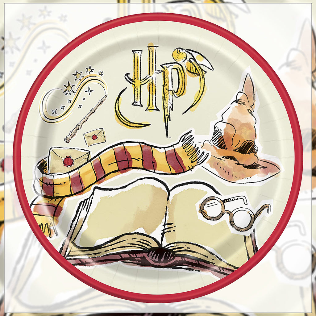 Harry Potter 9" Party Tableware Plates (Pack of 8)