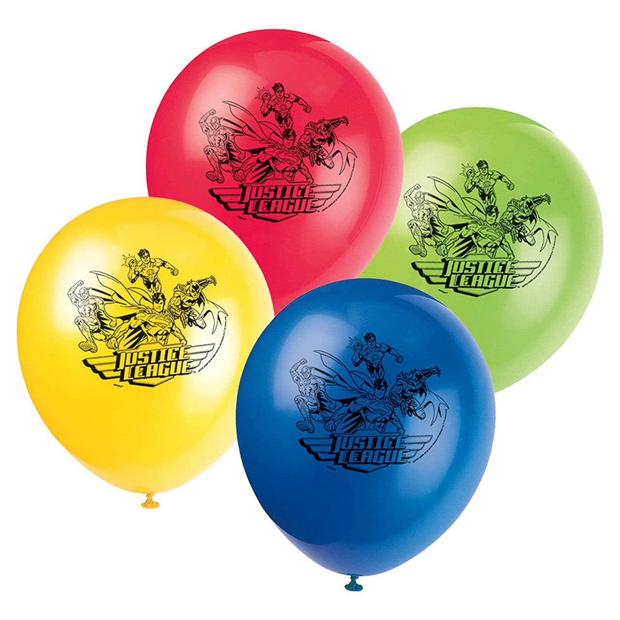 Justice League 12" Party Balloons (Pack of 8)