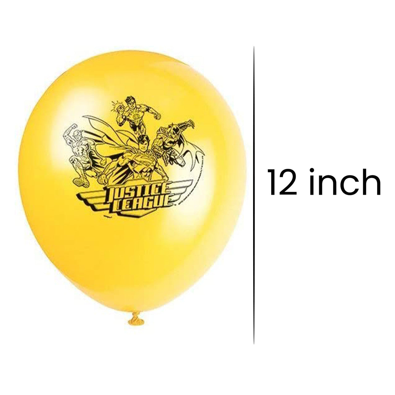 Justice League 12" Party Balloons (Pack of 8)