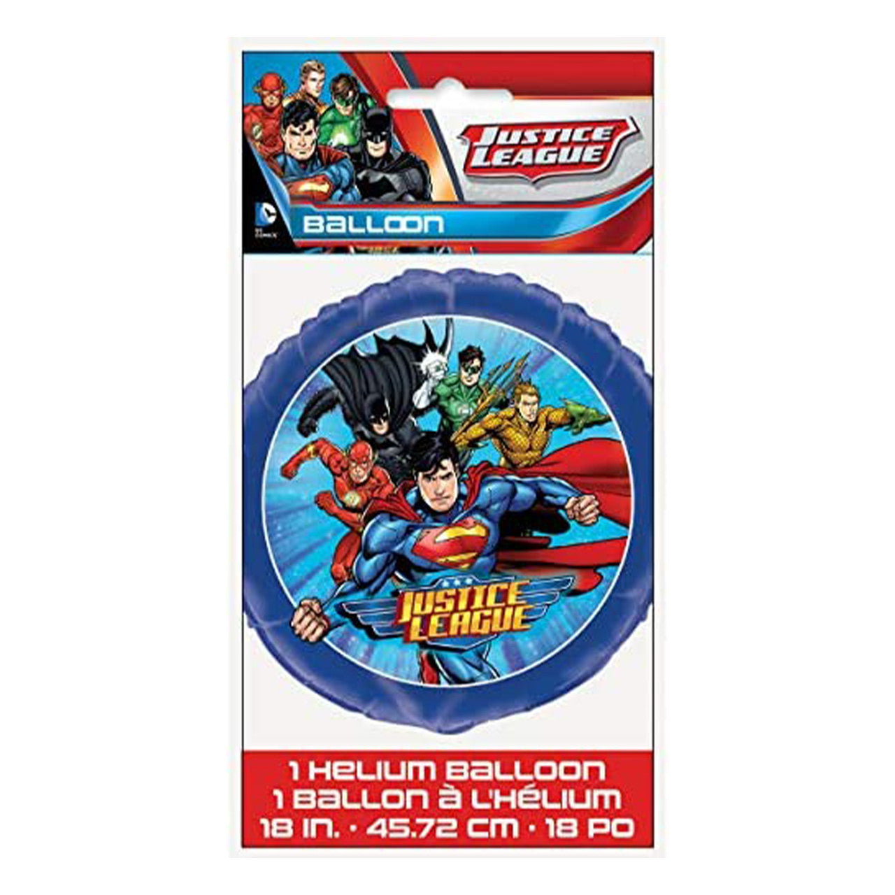 Justice League 18" Party Foil Balloon
