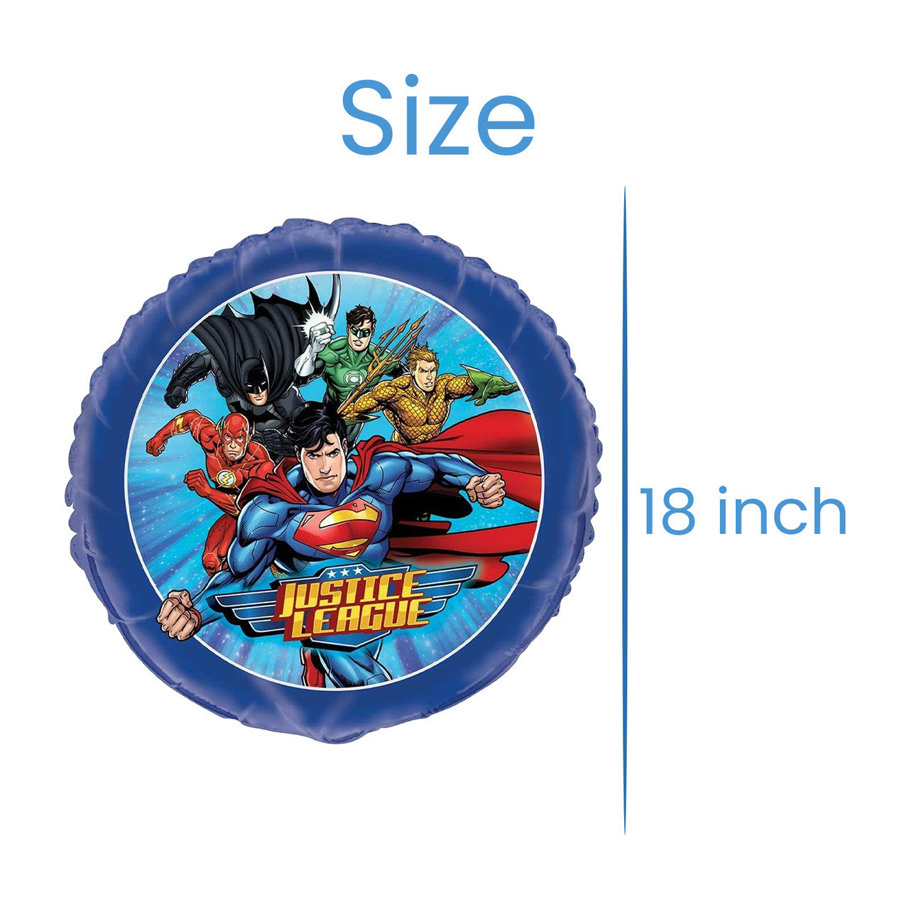 Justice League 18" Party Foil Balloon