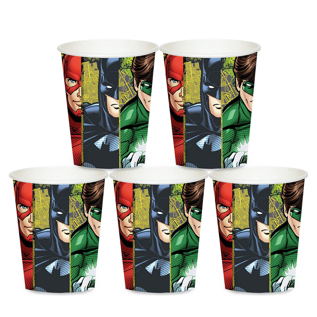 Justice League Party Tableware 9oz Cups (Pack of 8)