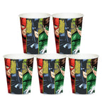 Justice League Party Tableware 9oz Cups (Pack of 8)