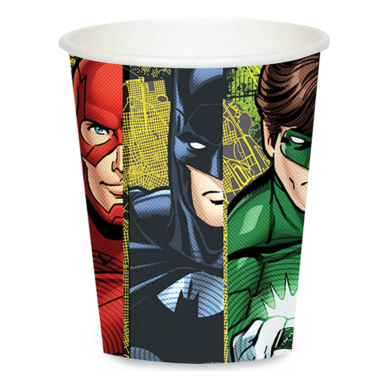Justice League Party Tableware 9oz Cups (Pack of 8)