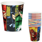 Justice League Party Tableware 9oz Cups (Pack of 8)