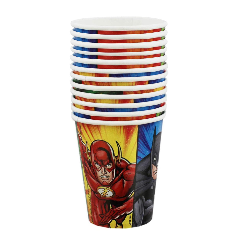 Justice League Party Tableware 9oz Cups (Pack of 8)